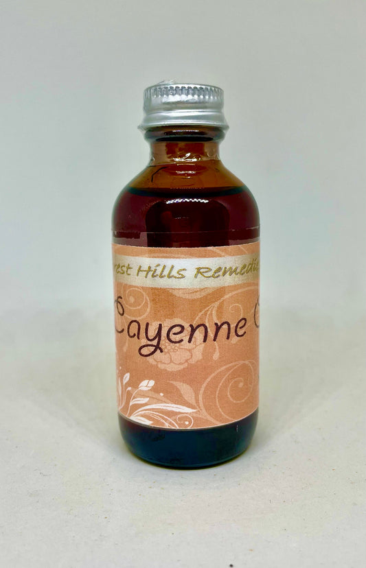 Cayenne Pepper Infused Oil, 130M HU Hotness, Made via Traditional Infusion Method, 2 and 4 oz bottles available, Kosher, Halal, Vegan